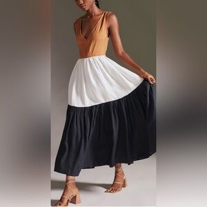En Saison Palmero Sleeveless Colorblock Dress XS